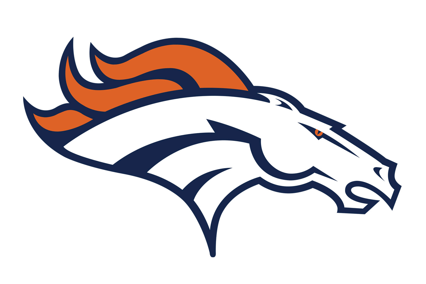 Denver Broncos Football Helmet
