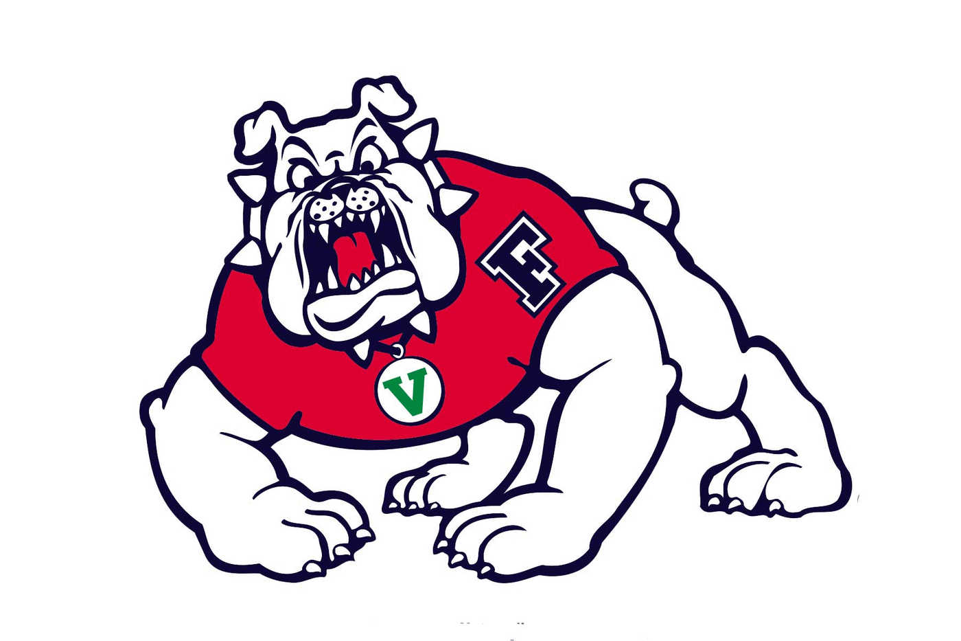 Fresno State Bulldogs Football Helmet