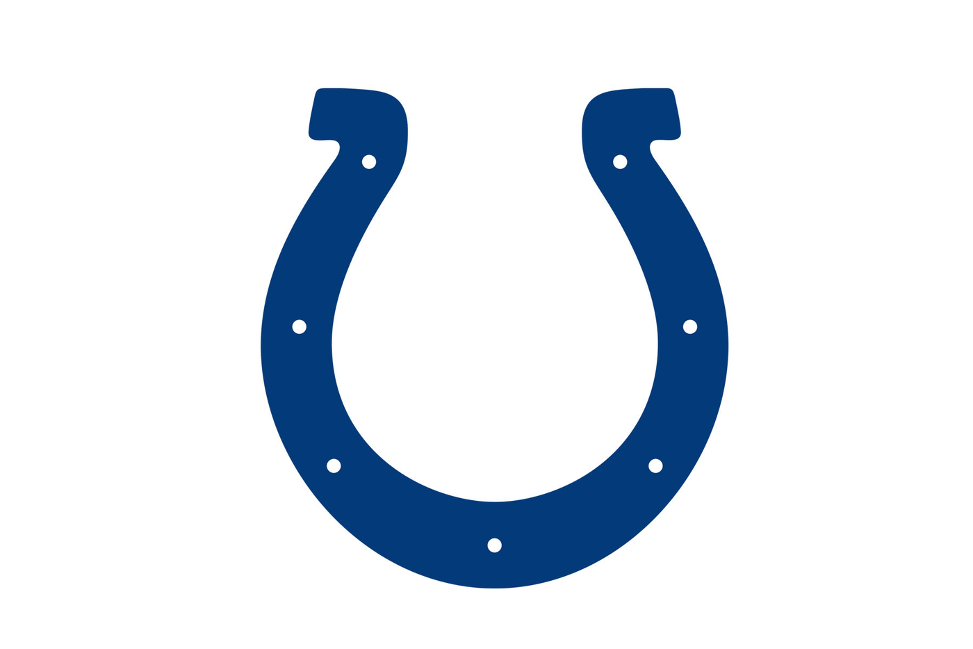 Indianapolis Colts Football Helmet