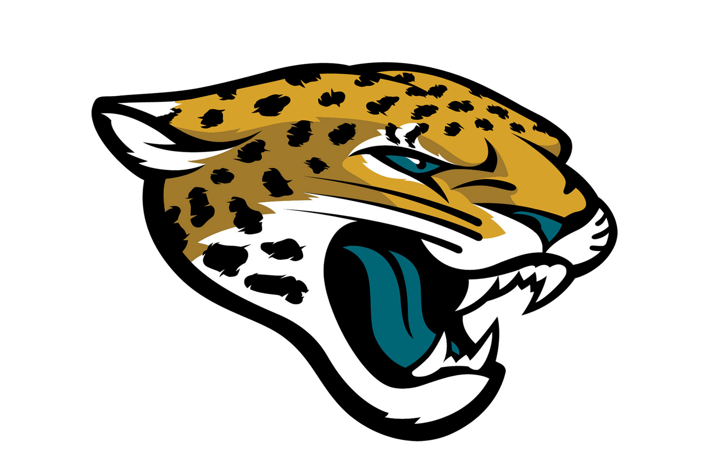 Jacksonville Jaguars Football Helmet