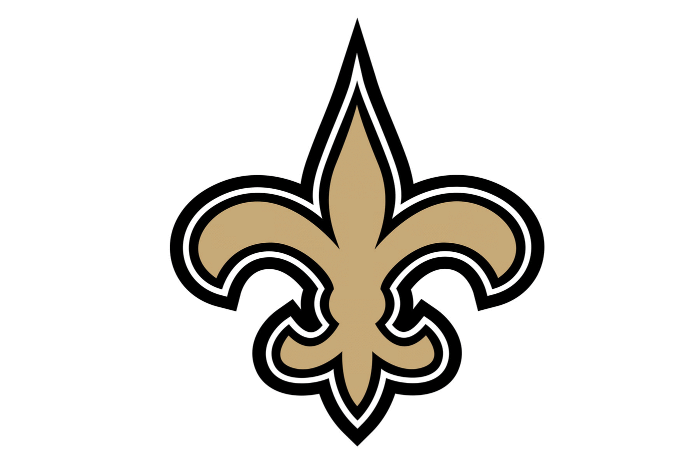 New Orleans Saints Football Helmet