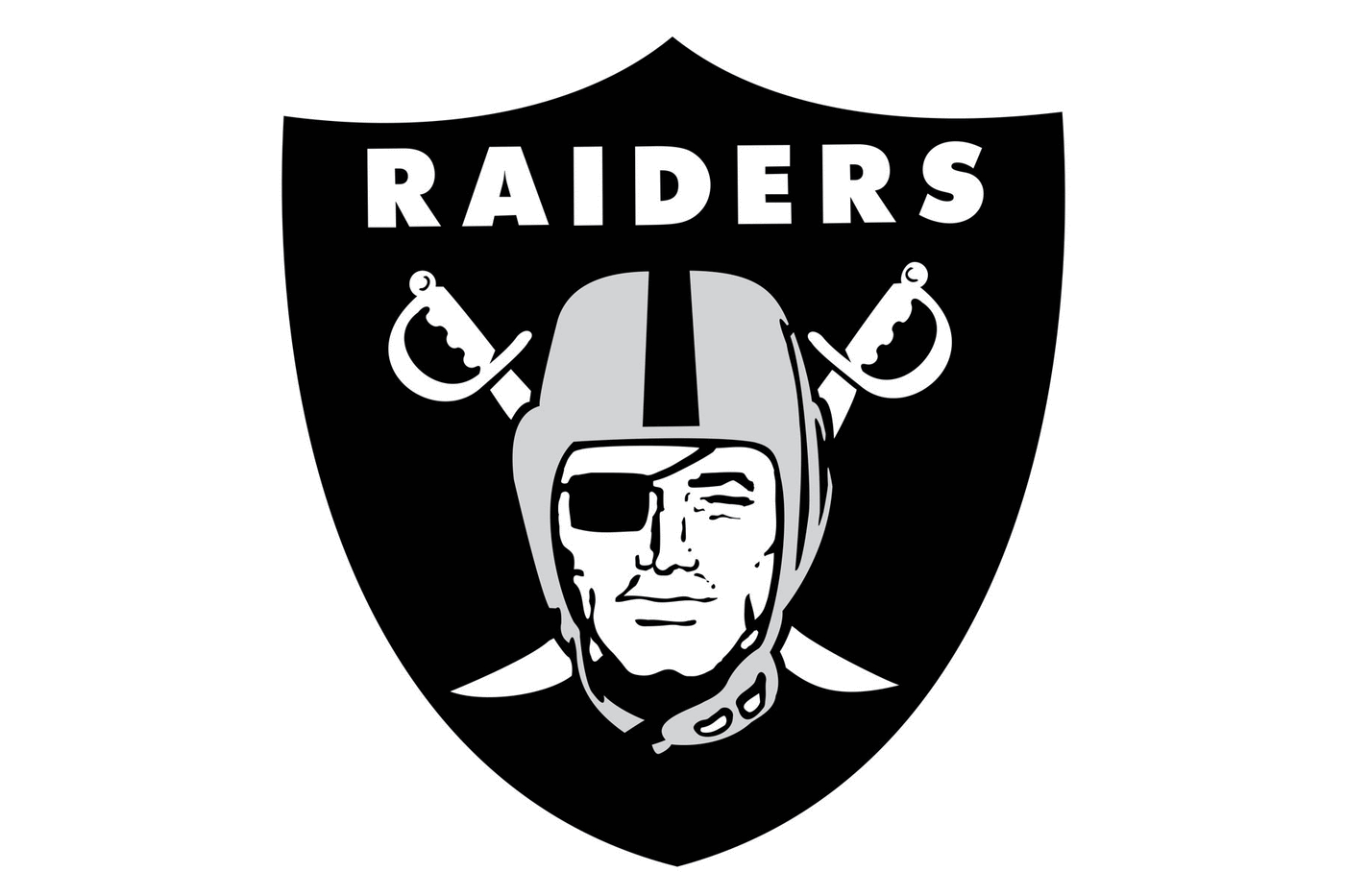 Las Vegas Raiders Football Helmet