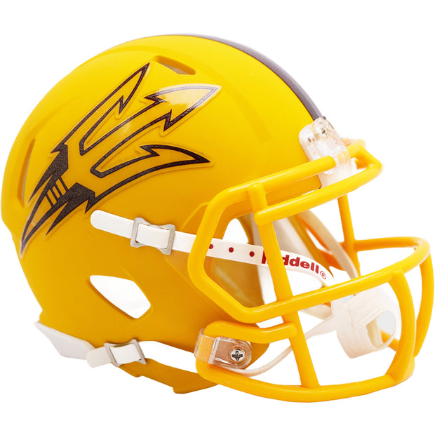 ASU Sun Devils Gold Riddell Speed Mini Football Helmet