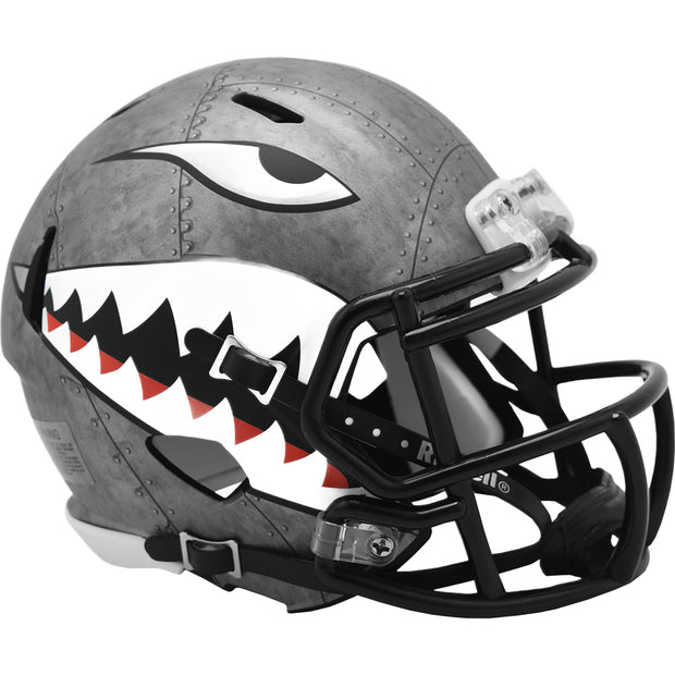 Air Force Falcons Sharktooth Riddell Speed Mini Football Helmet