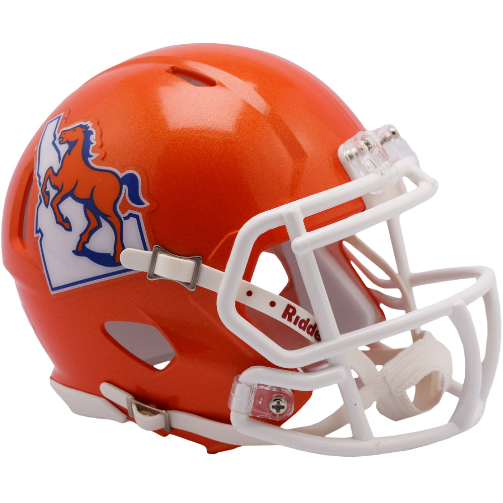 Boise State Broncos Riddell Speed Mini Helmet - Throwback Orange