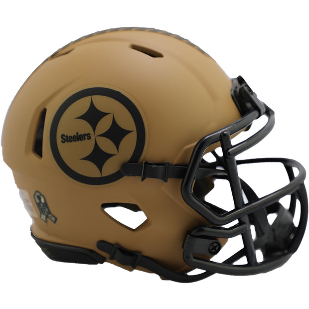 Pittsburgh Steelers Salute To Service 2023 Riddell Speed Mini Helmet