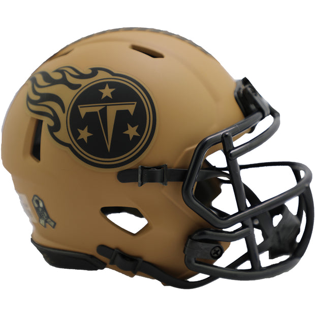 Tennessee Titans Salute To Service 2023 Riddell Speed Mini Helmet