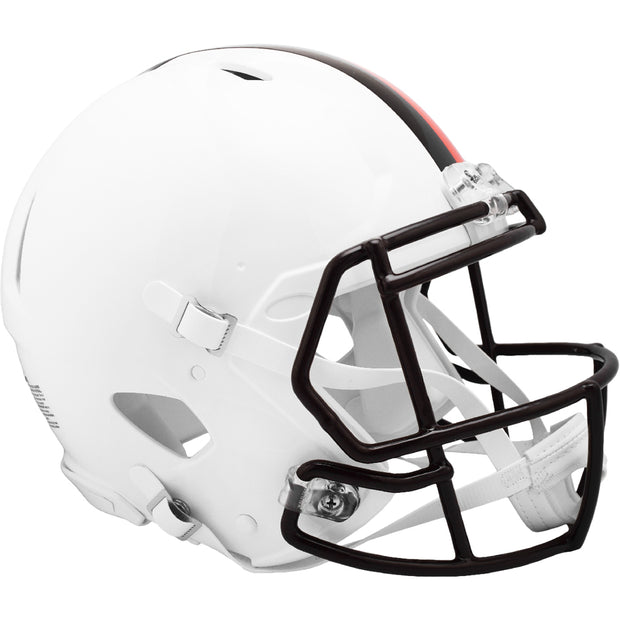 Cleveland Browns White Alternate Speed Authentic Helmet