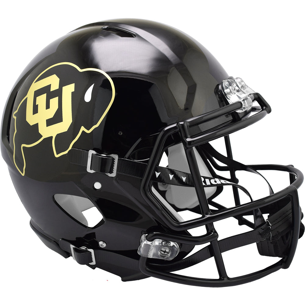 Colorado Buffaloes Riddell Speed Authentic Helmet - Black