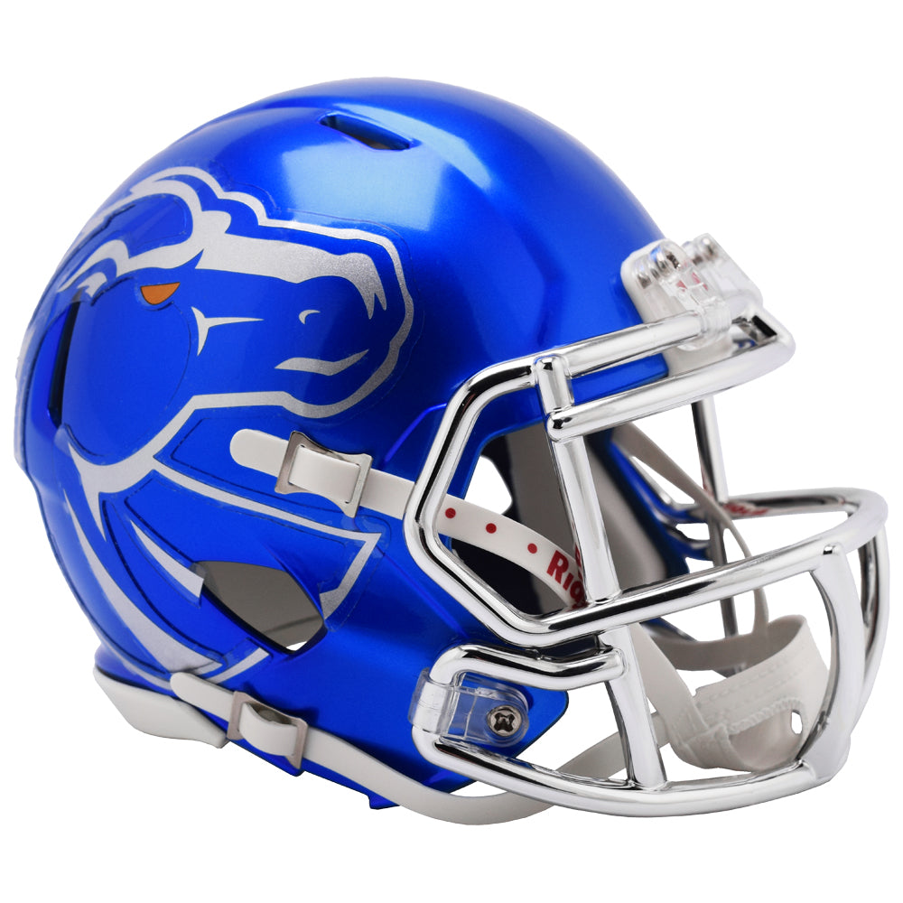 boise state new football helmets Boise State Broncos Blue Mini Speed