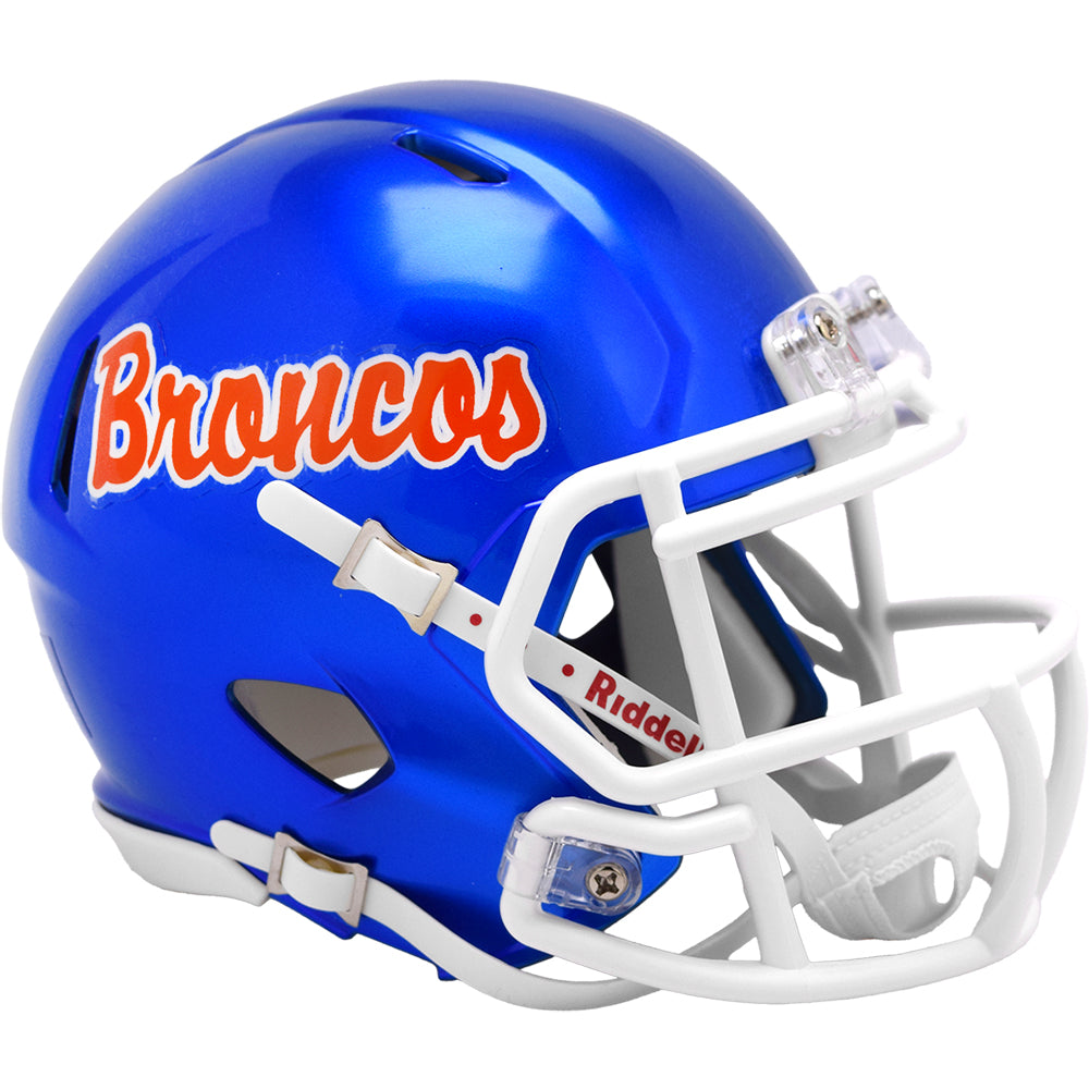 Boise State Broncos Riddell Speed Mini Helmet - Script