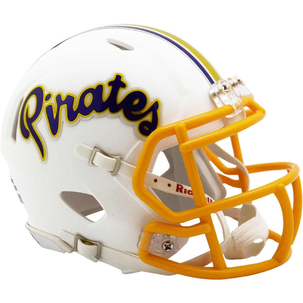 ECU Pirates Riddell Speed Replica Helmet - White
