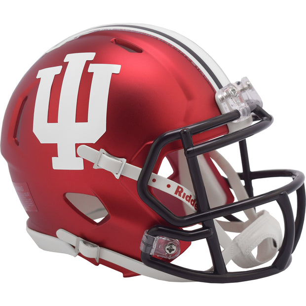 Indiana Hoosiers Anodized Riddell Speed Mini Football Helmet