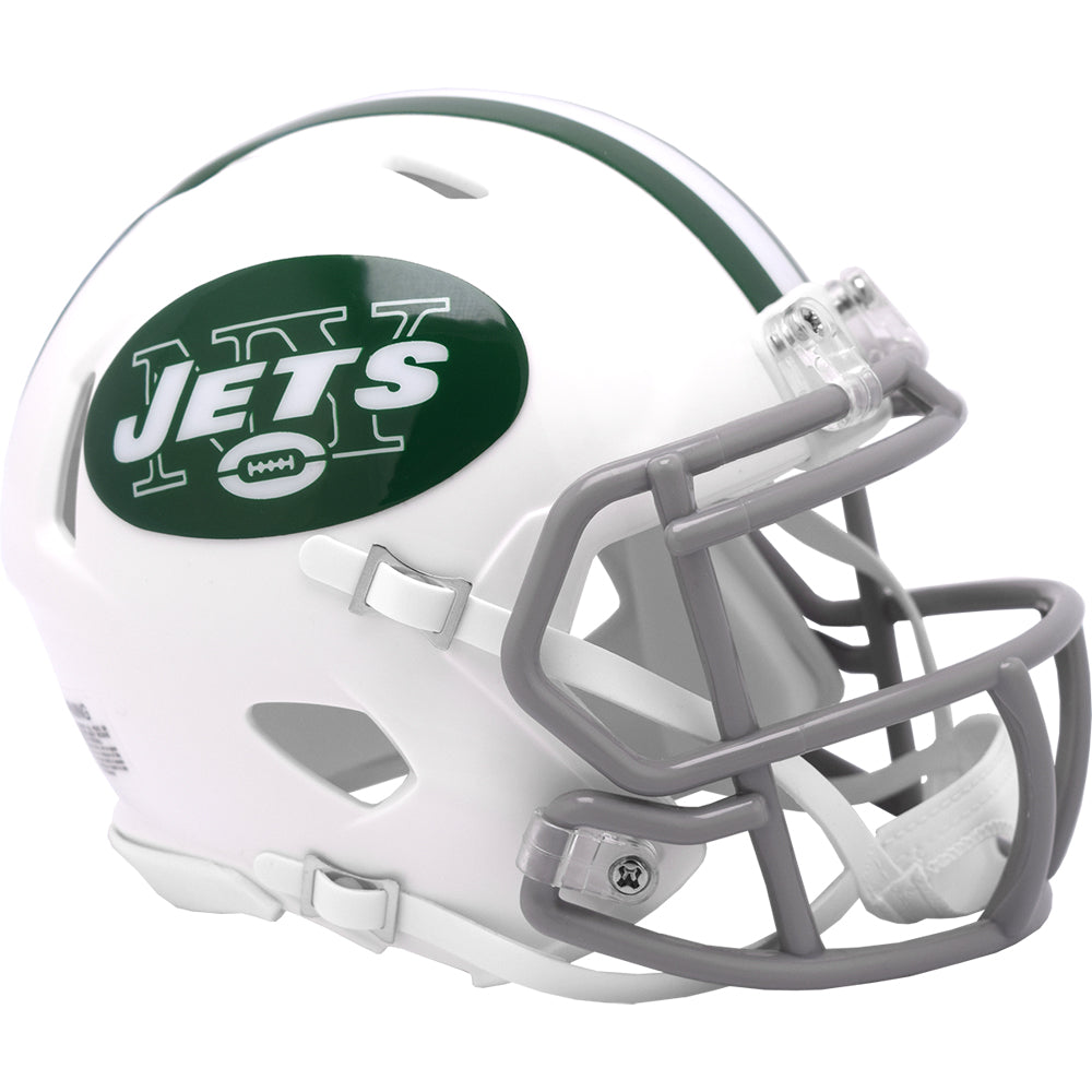 New York Jets Riddell Speed Mini Helmet - White Alternate 2024