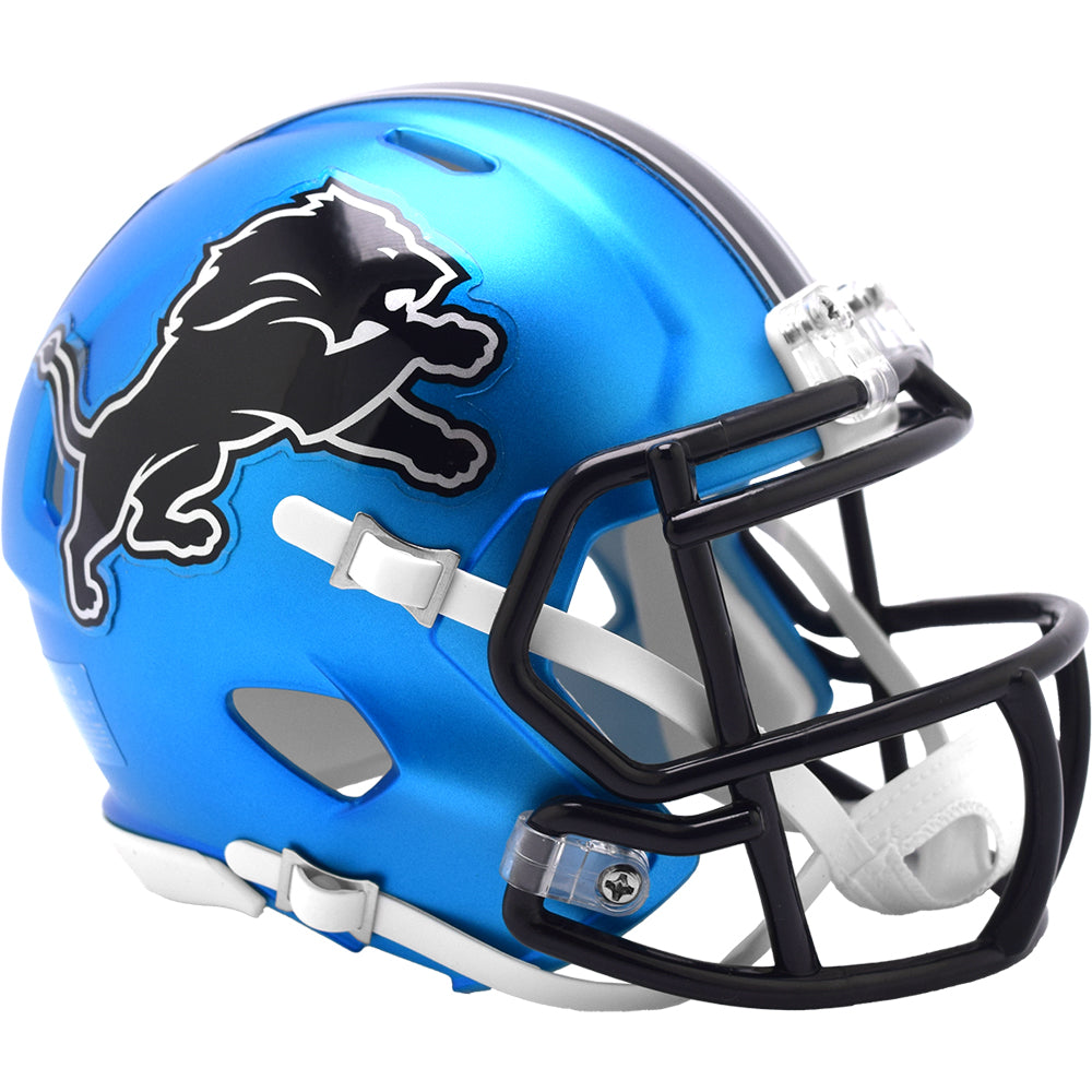 Detroit Lions Riddell Speed Mini Helmet - Blue Alternate 2024