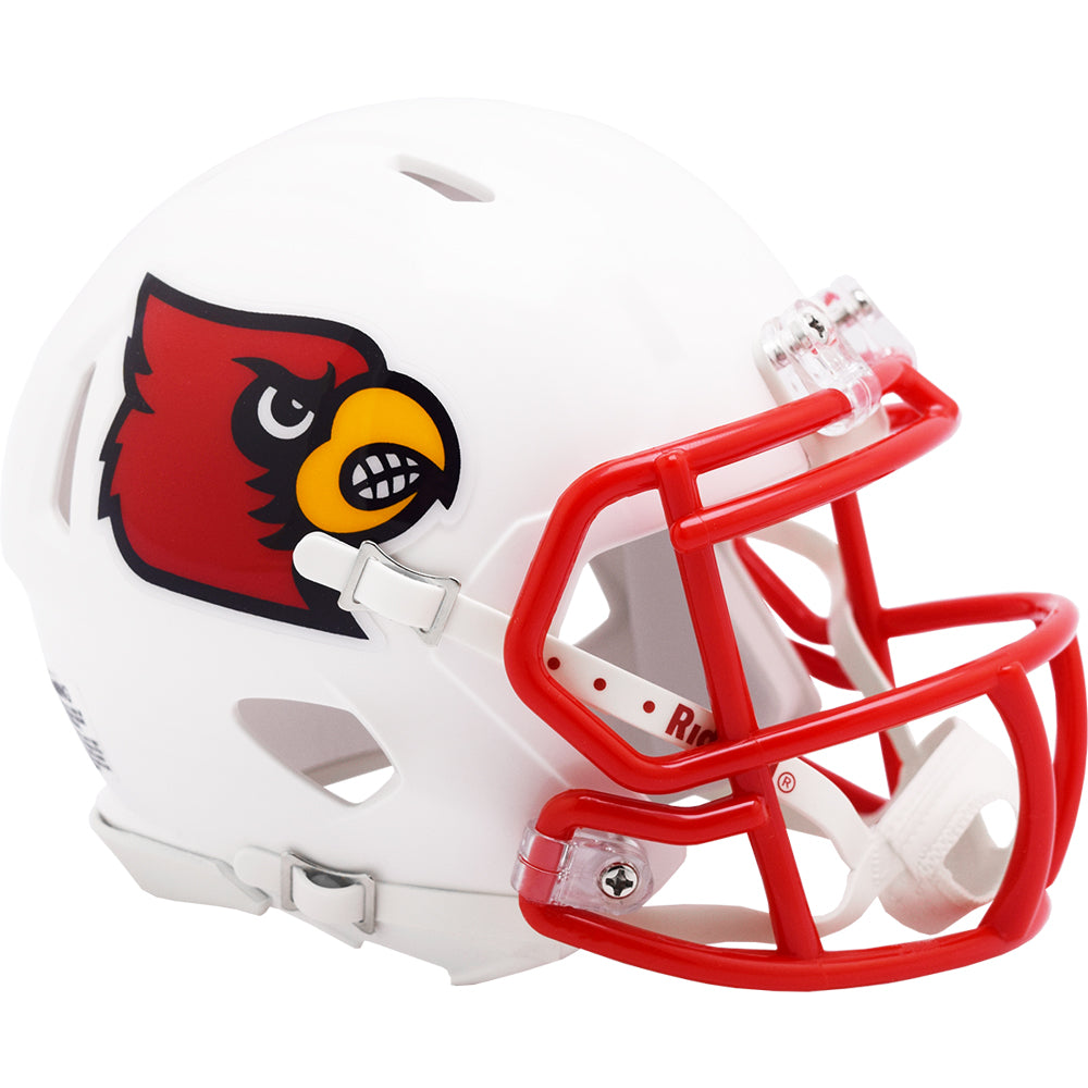 Louisville Cardinals Riddell Speed Mini Helmet - White