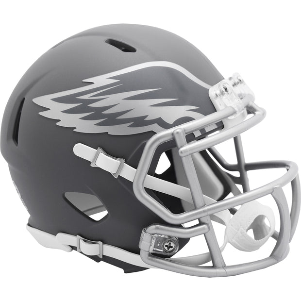 Philadelphia Eagles Slate Riddell Speed Mini Football Helmet