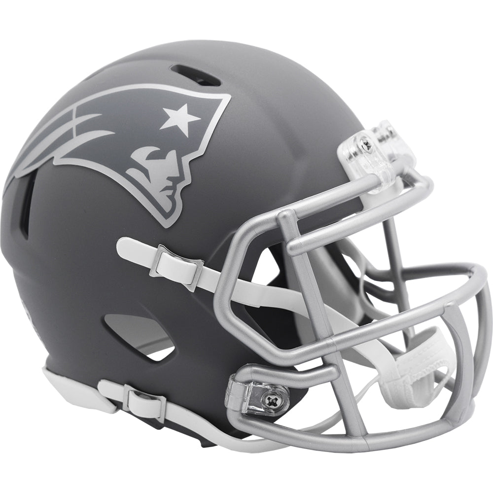 New England Patriots Riddell Speed Mini Helmet - Slate