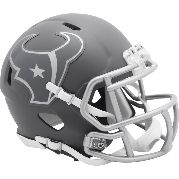 Houston Texans Slate Riddell Speed Mini Football Helmet
