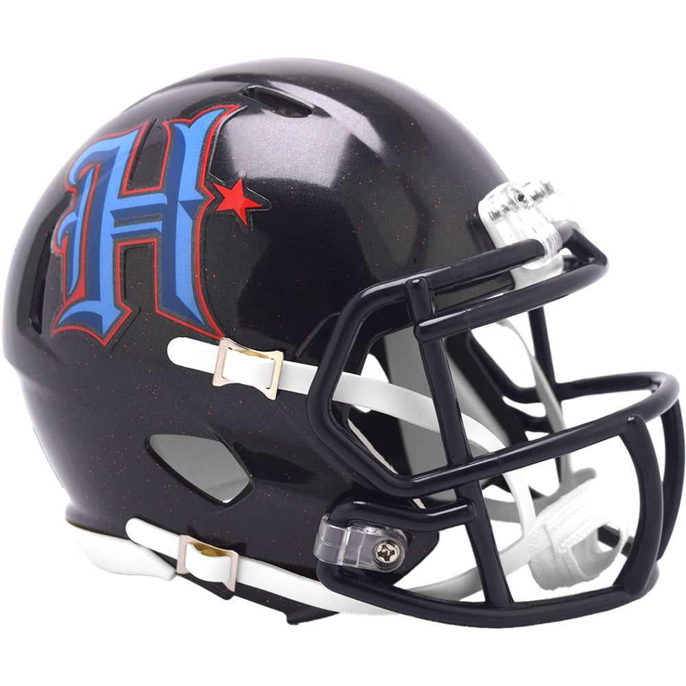 awesome football helmets with visors Houston Texans 2024 On Field Alternate Riddell Speed Mini Football Helmet