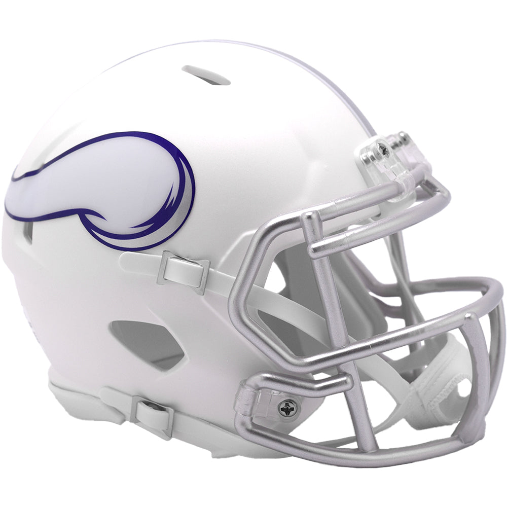 Minnesota Vikings Riddell Speed Mini Helmet - White Alternate 2024
