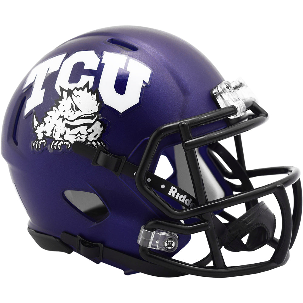 TCU Horned Frogs Riddell Speed Mini Helmet - Purple