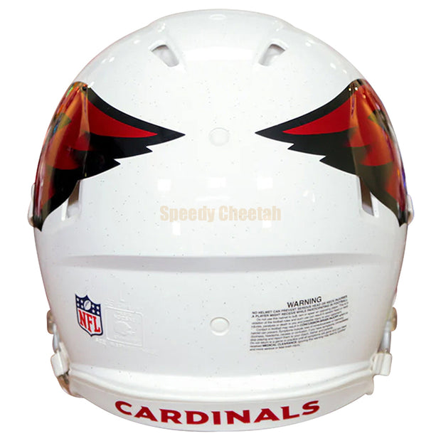 Arizona Cardinals Riddell Speed Authentic Helmet Back View