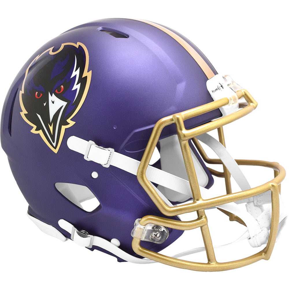 Baltimore Ravens Riddell Speed Authentic Helmet - Purple Alternate