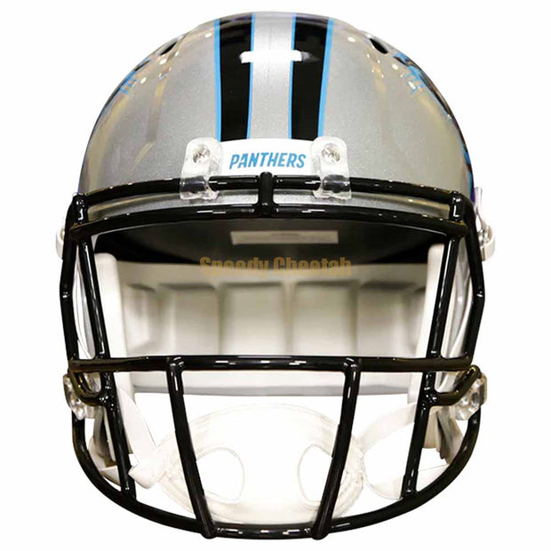 Carolina Panthers Riddell Speed Replica Helmet Front View
