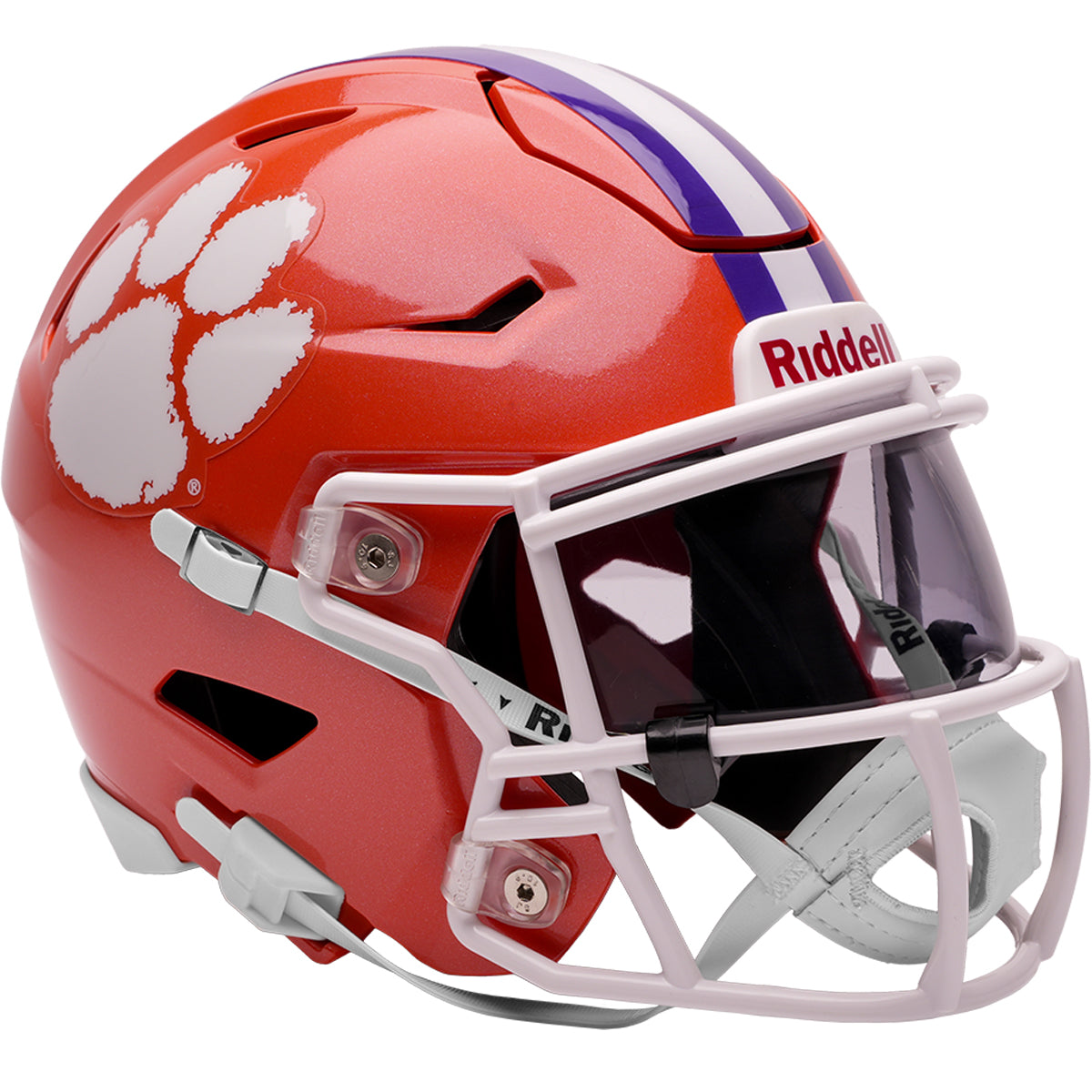 clemson national championship football helmet confetti Tigers 8060061 Clemson Mid-Size SpeedFlex