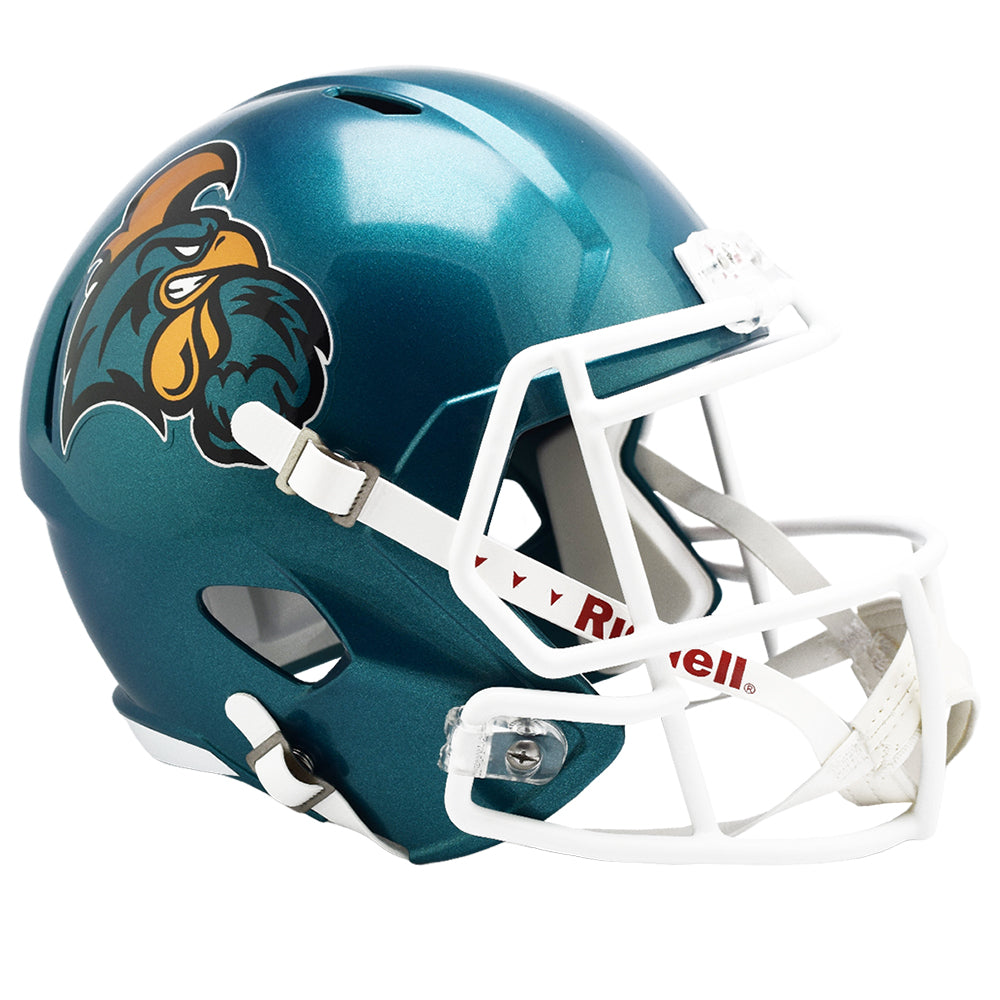 football helmet 1800s Coastal Carolina Chanticleers Riddell Speed Replica Helmet – The Speedy Cheetah