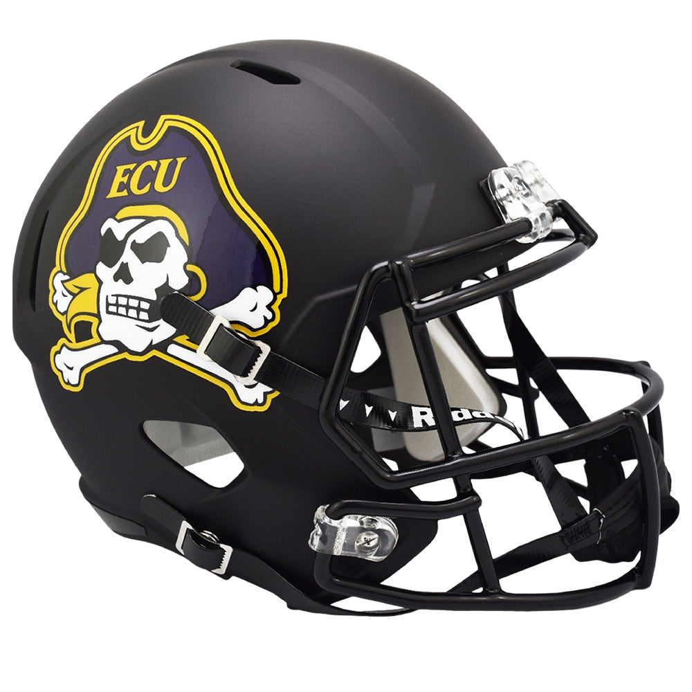easy rider helmet football East Carolina Pirates ECU Matte Black Riddell NCAA Deluxe Replica Speed Full Size Helmet