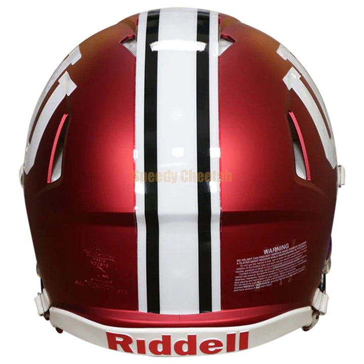 Indiana Hoosiers Authentic Speed Helmet Back