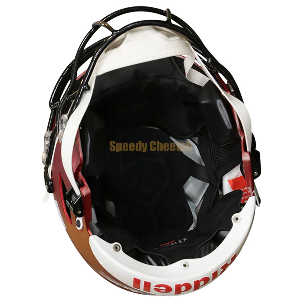 Indiana Hoosiers Speedflex football helmet interior