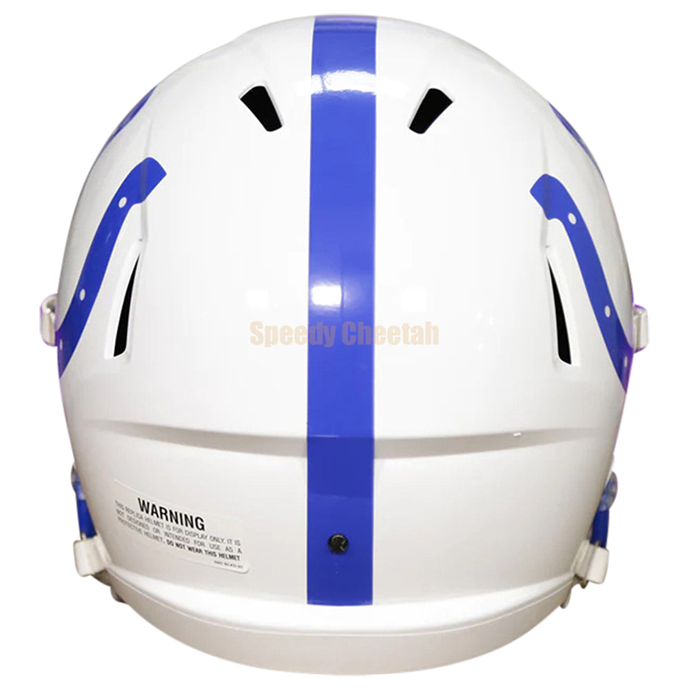 Indianapolis Colts 1995-2003 throwback helmet rear view