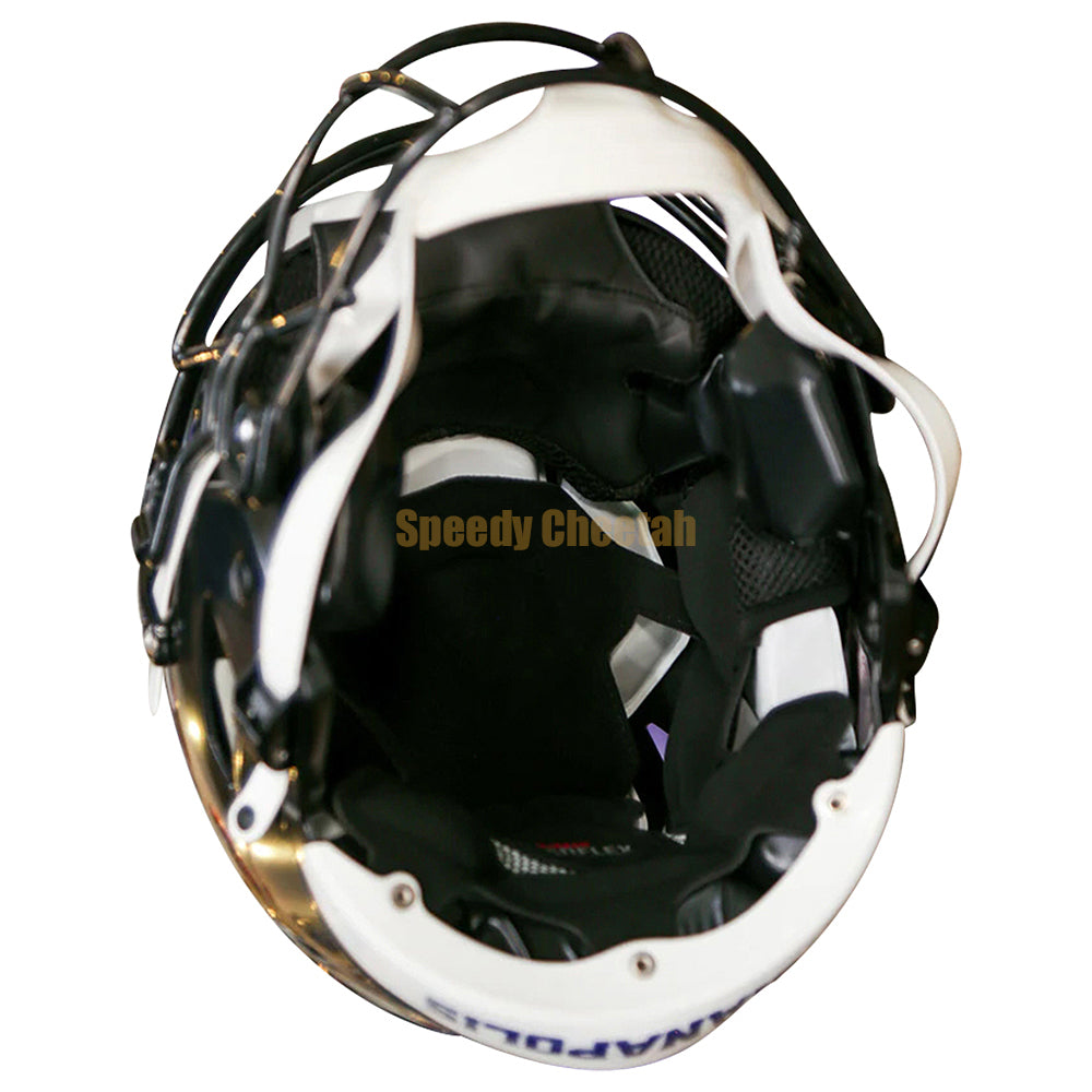 Indianapolis Colts black Speedflex helmet interior