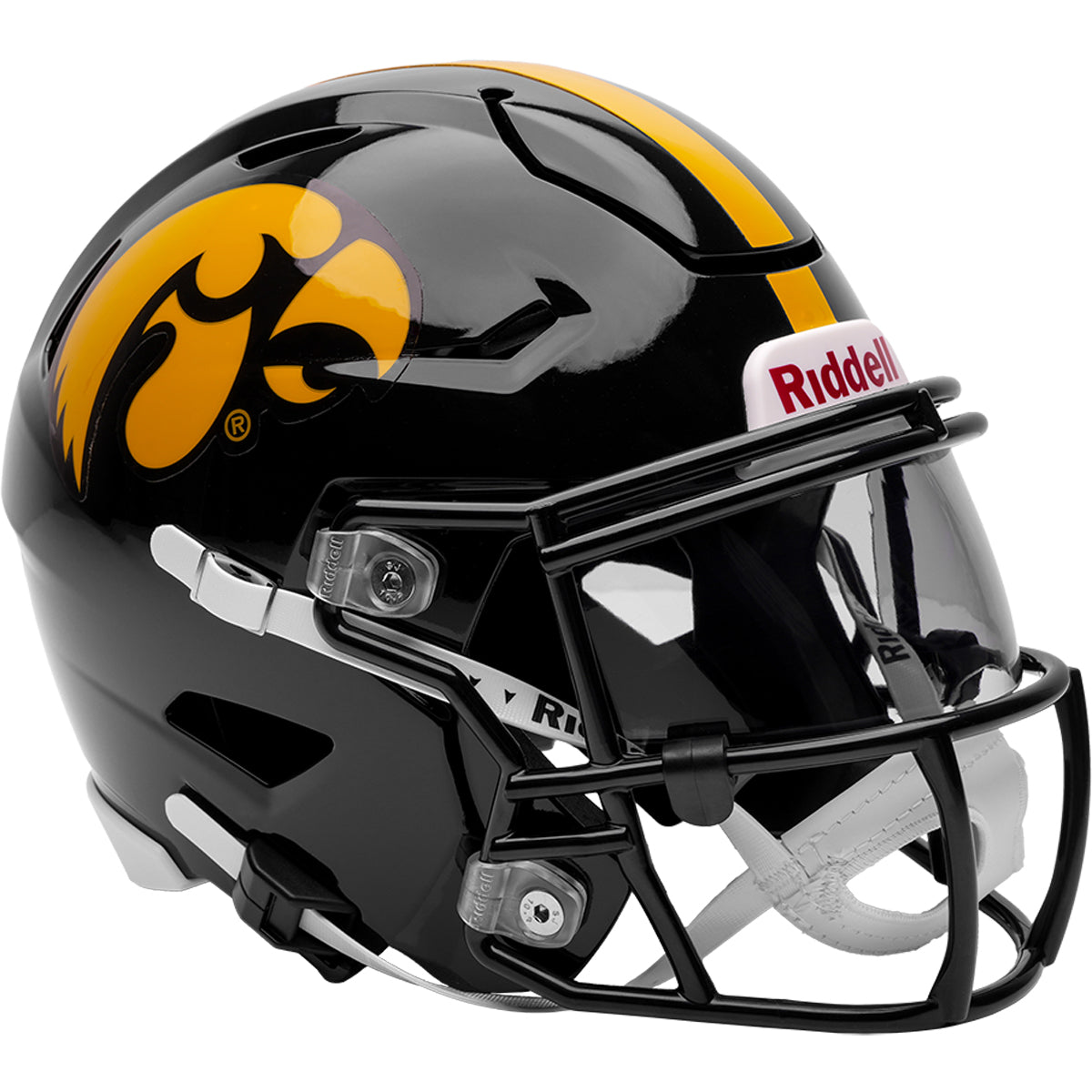 cool football helmets from iowa park texas State Cyclones College Collectible Mini Helmet | Picture Inside 3001667 Iowa Hawkeyes Riddell SpeedFlex Mid-Size