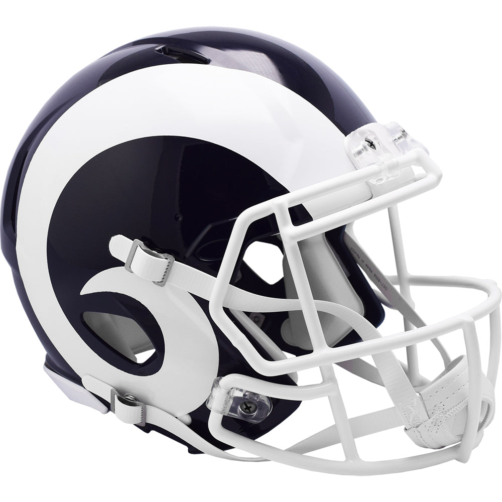 Los Angeles Rams Riddell Speed Full Size Authentic Football Helmet Los Angeles Rams Riddell Speed Full Size Authentic Football Helmet