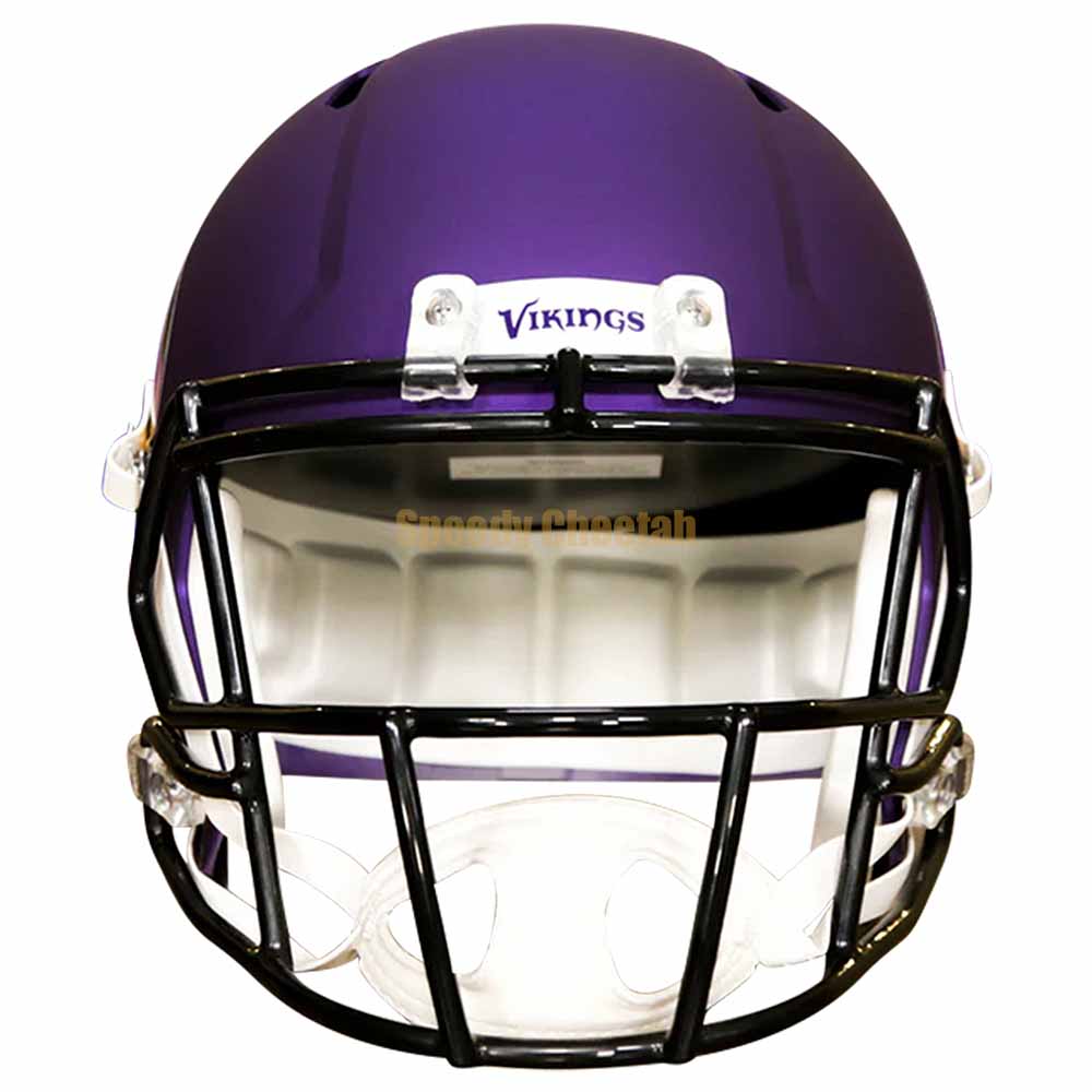 Minnesota Vikings Riddell Speed Replica Helmet Front View