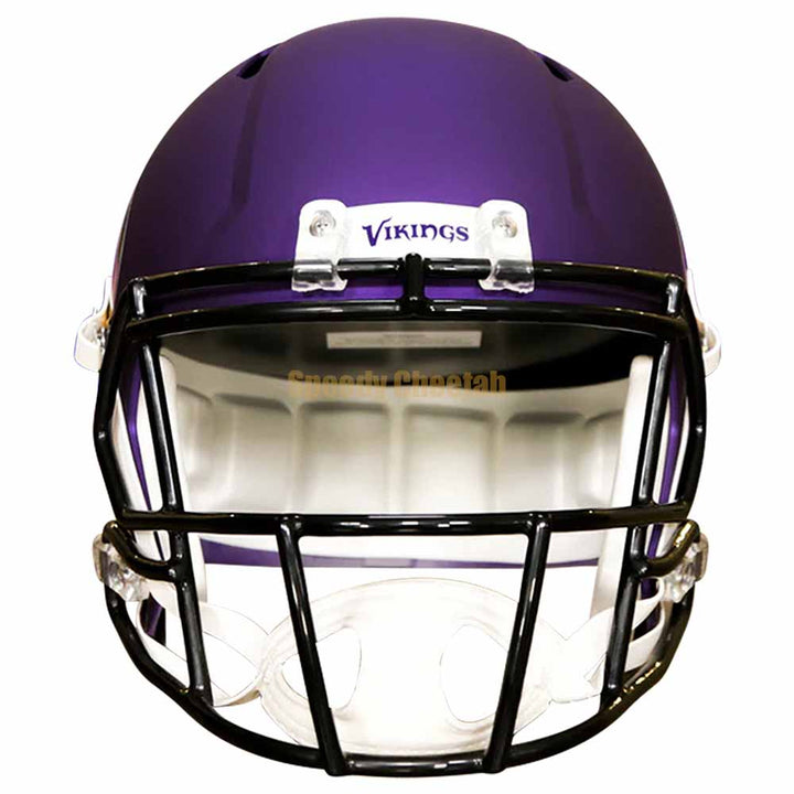 Minnesota Vikings Riddell Speed Replica Helmet Front View