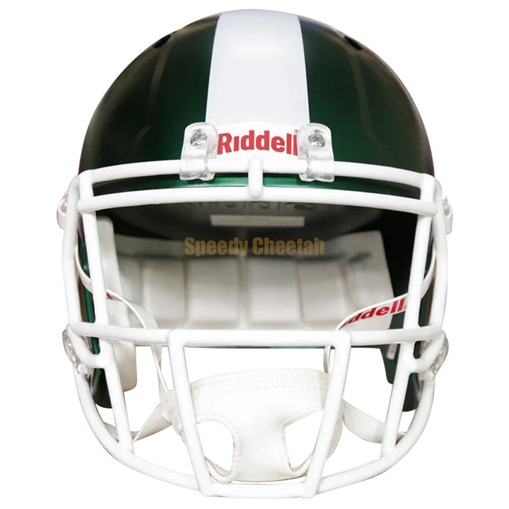 MSU Spartans green Speed replica football helmet