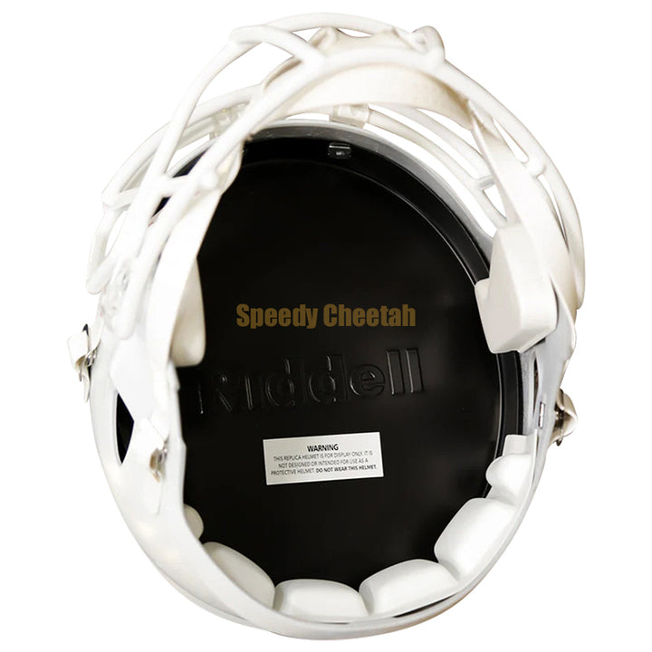 MSU Spartans white Speed replica helmet interior