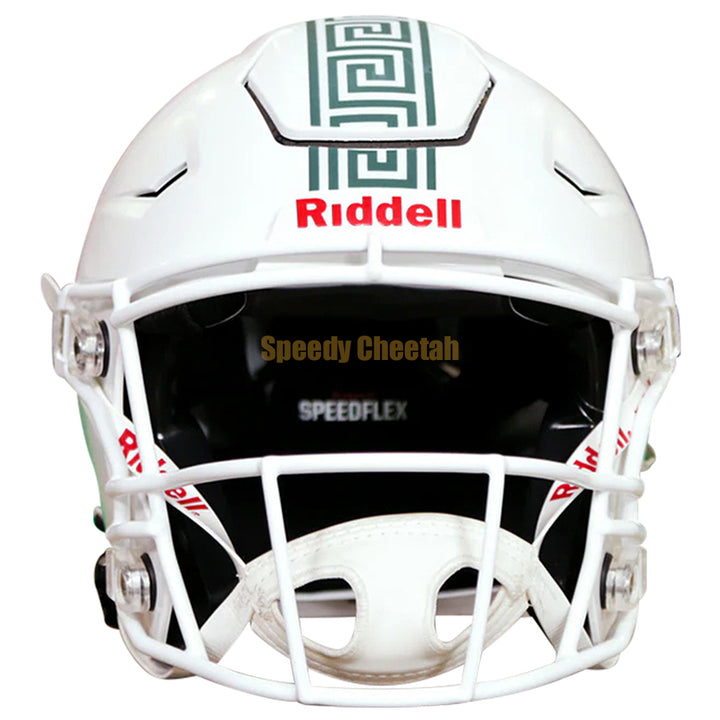 MSU Spartans white Speedflex football helmet