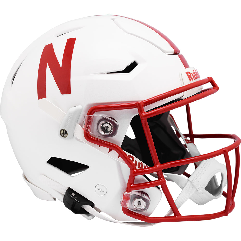 concrete football helmet Nebraska Cornhuskers Riddell SpeedFlex Authentic Helmet – The Speedy Cheetah