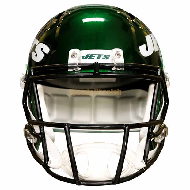 New York Jets Riddell Speed Replica Helmet Front View