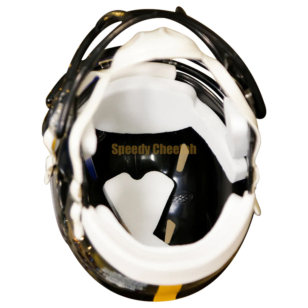 Pittsburgh Steelers Riddell Speed mini helmet interior