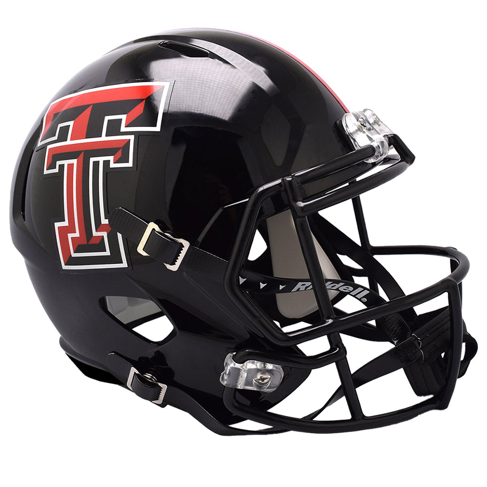 Texas Tech Red Raiders Riddell Speed Replica Helmet, image size:1000x1000