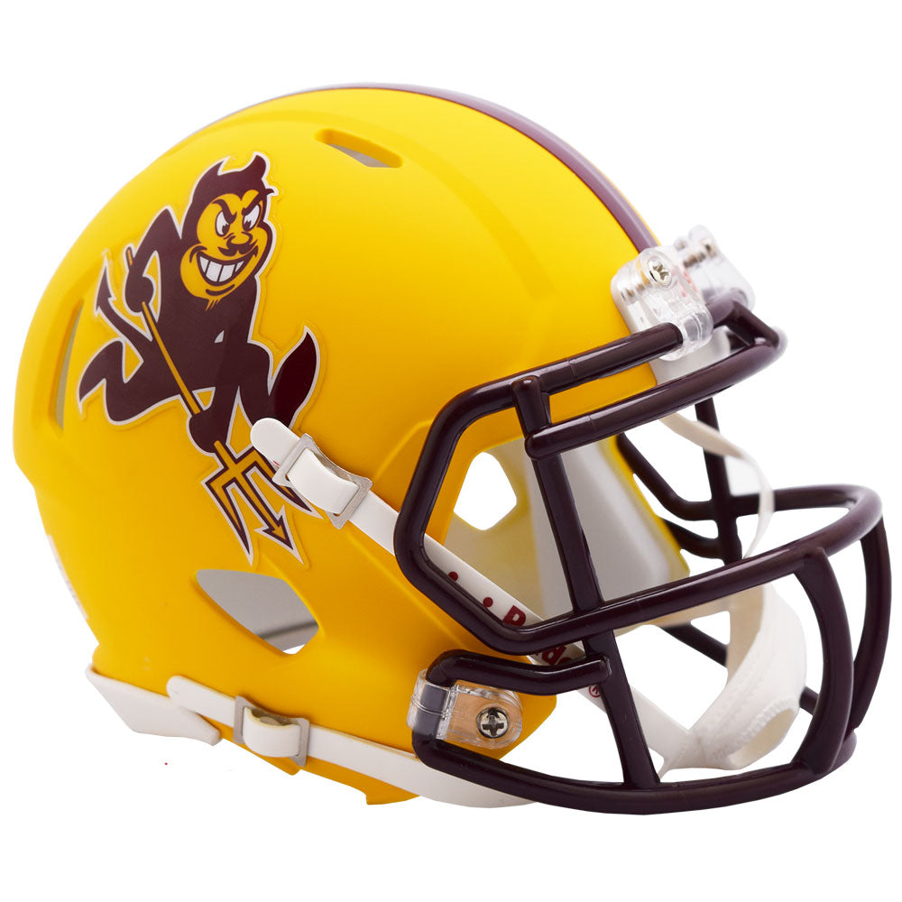 ASU Sun Devils Riddell Speed Mini Helmet - Gold Sparky