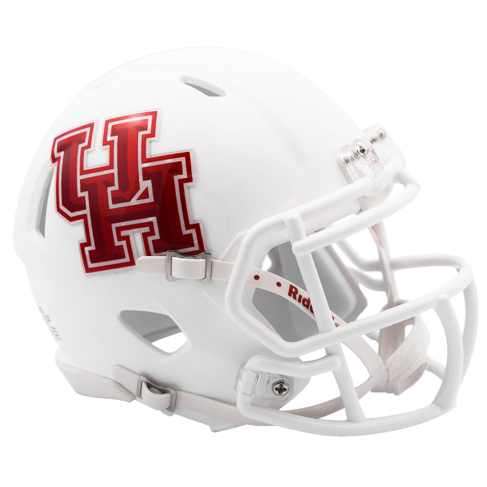 Riddell Houston Cougars Matte White Speed Mini Helmet