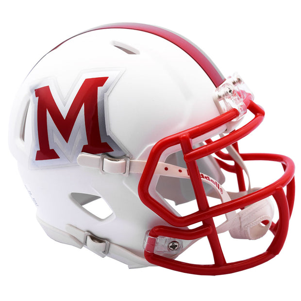 Miami Ohio Redhawks Riddell Speed Mini Football Helmet